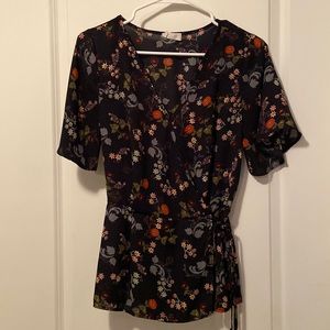 Floral Baby Doll Blouse